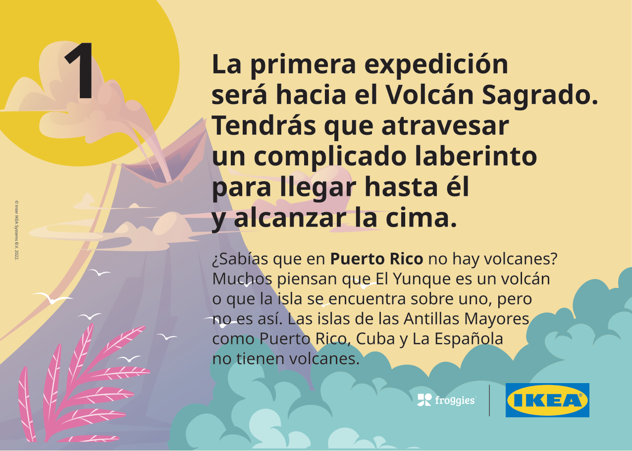 IKEA: Gincana infantil y cuaderno de viaje en tienda